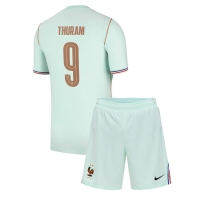 Camiseta Francia Marcus Thuram #9 Segunda Equipación Replica Mundial 2026 para niños mangas cortas (+ Pantalones cortos)